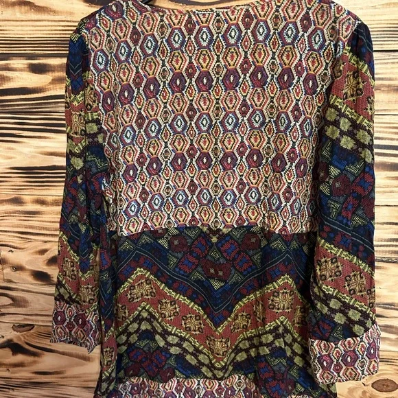 Tunic in rich beautiful fall colors - Picture 2 of 5